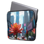 Moderne Mittags-Midtown-Blüte 13' Laptopschutzhülle (Vorderseite Links)