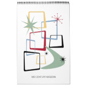 Moderne Mitte 3. Original Art Retro Kalender (Titelbild)