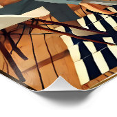 Moderne Mitte des Jahrhunderts Die Martini-Intelle Poster (Ecke)