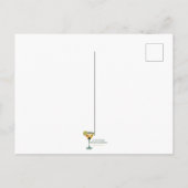 Moderne Mitte des Jahrhunderts Die Martini-Intelle Postkarte (Rückseite)