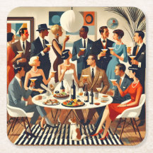 Moderne Mitte des Jahrhunderts Die Martini-Intelle