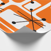 Moderne Mitte des Jahrhunderts Geschenkpapier (Ecke)