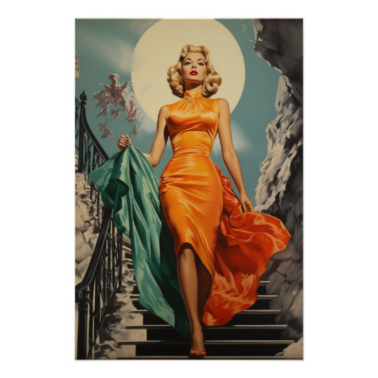 Moderne Mitte des Jahrhunderts Poster (Vorderseite)