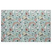 Moderne Mitte Jahrhundert Bio Formen Stoff (Yard (91,4 cm))