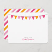 Moderne Mitteilungskarten für die Bejagung von Mon (Vorne/Hinten)