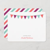 Moderne Mitteilungskarten für die Bejagung von Mon (Vorne/Hinten)