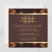 Moderne Mittelalterliche Feuermonographie Einladung (Rückseite)