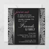 Moderne mittelalterliche Party Einladungen für Sta (Rückseite)