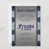 Moderne mittelalterliche Themenfeier Einladung (Rückseite)