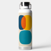 Moderne Mittelepochen-Formen - Personalisierter Na Trinkflasche (Rückseite)