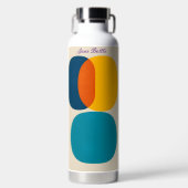 Moderne Mittelepochen-Formen - Personalisierter Na Trinkflasche (Vorderseite)