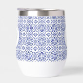 Moderne Mittelmeerblaue Mosaik-Hochzeit (Rechts)