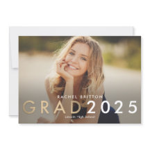 Moderne Mix Abschluss Ankündigung Einladung