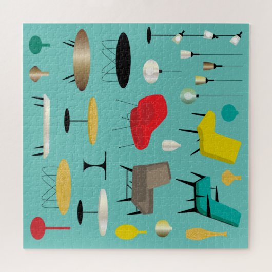 Moderne Möbel aus dem Mittelalter Puzzle (Horizontal)