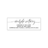 Moderne mobile Notare Permastempel (Design)