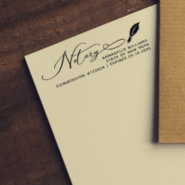 Moderne mobile Notare Permastempel