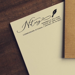 Moderne mobile Notare Permastempel