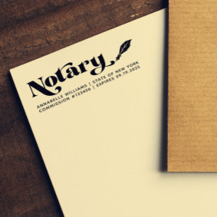 Moderne mobile Notare Permastempel