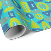 Moderne Mobiltechnologie Blues & Bright Geschenkpapier (Rolleneckpunkt)