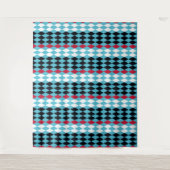 Moderne Mod Retro-Diamanten Harlequin 2 Wandteppich (Vorderseite)