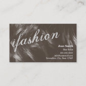 Moderne Mode-Haarstylistin Visitenkarte (Vorderseite)