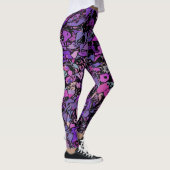 Moderne moderne Abstrakte Kunst Leggings (Rechts)