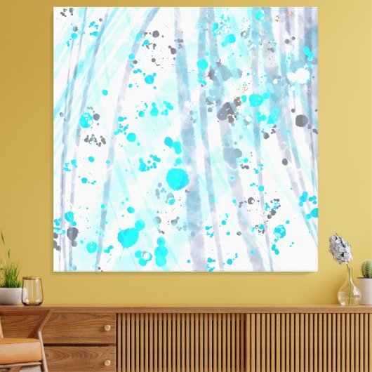 Moderne moderne abstrakte Kunst Leinwanddruck (Insitu (Wohnzimmer))