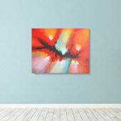 Moderne, moderne Abstrakte Malerei Leinwanddruck (Insitu (Holzboden))