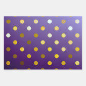 Moderne moderne Amnesty Lila Multiple Gemustert Geschenkpapier Set (Vorderseite 3)