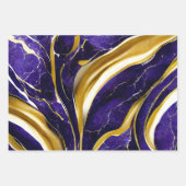 Moderne moderne Amnesty Lila Multiple Gemustert Geschenkpapier Set (Vorderseite)