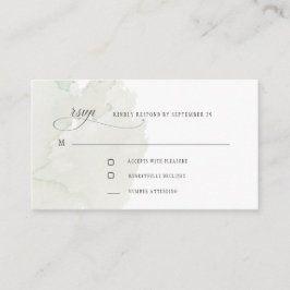 Moderne, moderne Aquarellfarbenkarte - UAWG Begleitkarte