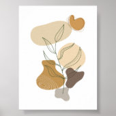 Moderne moderne bohenhafte abstrakte Kunst Wand Poster (Vorne)