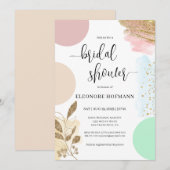 Moderne moderne Brautdusche Einladung (Vorne/Hinten)