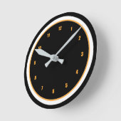 Moderne moderne Bürouhren Runde Wanduhr (Winkel)