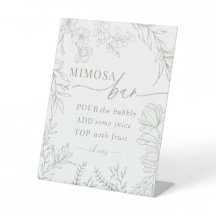 Moderne Moderne Elegante Brautparty Bar