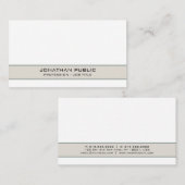 Moderne Moderne Elegante Einfache Eleganz Beruflic Visitenkarte (Vorne/Hinten)