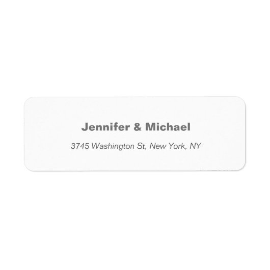 Moderne Moderne Elegante Einfache Minimalistische  (Vorne)