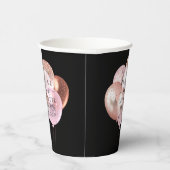 Moderne, moderne Glitzer-Ballons Pappbecher (Rechts)