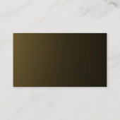 Moderne moderne Gold Red Strip Business Card Visitenkarte (Rückseite)