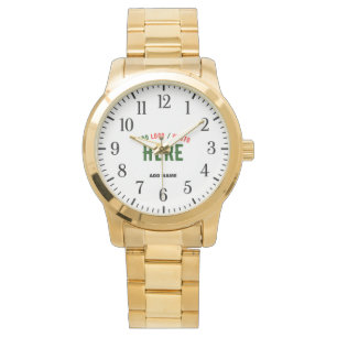 MODERNE MODERNE, GOLDENVERIFISCHTE MARKENZEICHEN ARMBANDUHR