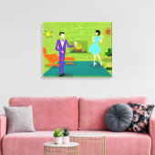 Moderne moderne, individuell gestaltete Leinwand a (Insitu (Wohnzimmer))