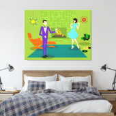 Moderne moderne, individuell gestaltete Leinwand a (Insitu (Schlafzimmer))