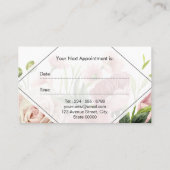 Moderne Moderne Kunst, Dichtung und Musik Terminkarte (Rückseite)