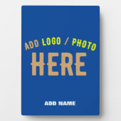 MODERNE MODERNE KUSTOM-BLAUEN MIT VERIFISCHTER MAR FOTOPLATTE (Vorderseite)