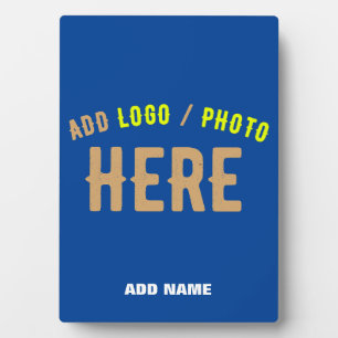 MODERNE MODERNE KUSTOM-BLAUEN MIT VERIFISCHTER MAR FOTOPLATTE