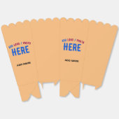 MODERNE MODERNE KUSTOM PEACH ORANGE MARKE POPCORN GESCHENKSCHACHTEL (Ungeklappt)