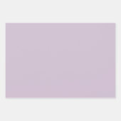 Moderne moderne Lilac Woodland Wildblumen Insekten Geschenkpapier Set (Vorderseite 3)