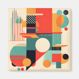 Moderne moderne Minimalistisch Geometrie Magnet