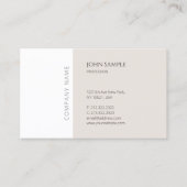Moderne Moderne Minimalistische Beruflich Elegante Visitenkarte (Vorderseite)