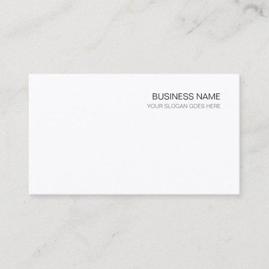 Moderne Moderne Minimalistische Elegante Corporate Visitenkarte (Vorderseite)